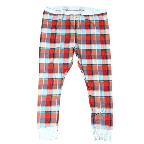 Old navy women’s plaid textured Christmas holiday winter pajama pants 3x new - Picture 1 of 4